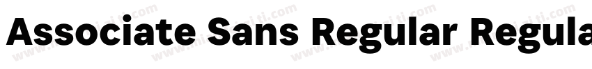 Associate Sans Regular Regular字体转换